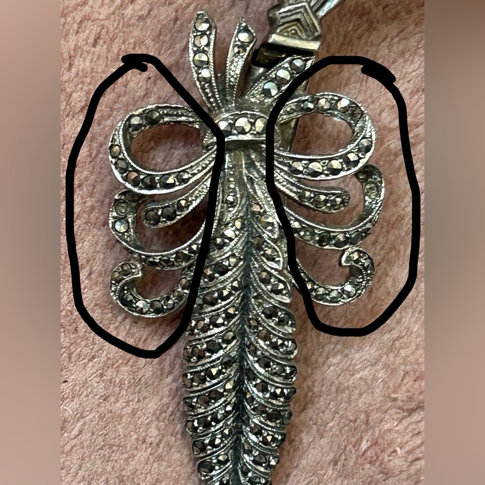 Unique Antique Silver Art Deco Lorgnette - Picture 8 of 10
